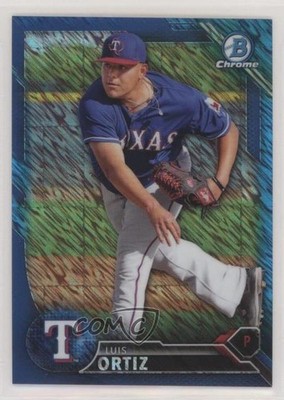 2016 Bowman Chrome Prospects Blue Shimmer Refractor Luis Ortiz #BCP247 s3g