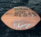 Autographed Peyton Manning Signed Wilson Football JSA COA Silver Sharpie