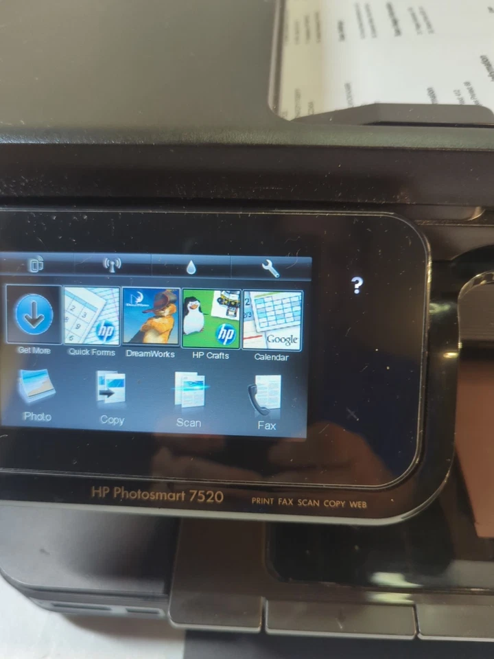 HP Photosmart 7520 All-in-One Tintenstrahldrucker Touchscreen WLAN Foto Top Tier - Bild 3 von 4