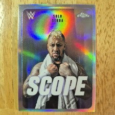 Solo Sikoa | 2026 Topps Chrome WWE Scope #SCO-19 Refractor 