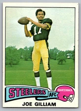 1975 TOPPS #182 JOE GILLIAM STEELERS ROOKIE