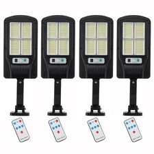 Solar Lights Outdoor, 1000LM 320 LEDs Solar Powered Motion Sensor Light - 4 Pack