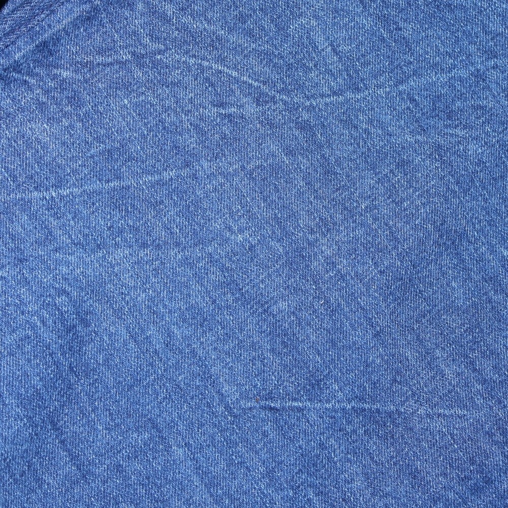 PRADA Canapa Denim Tote Bag Large Handbag Indigo Blue B1872B Gold Hardware from thumbnail 4