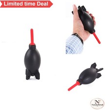 Air Blaster Camera Lens Dust Cleaner 7.5 Inch Rubber Bulb Stands Upright Large