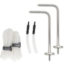 Static Pressure Probes Kit for HVAC2xStatic Tubes with Magnet 2xSilicone Soft...