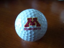 LOGO GOLF BALL-NCAA MINNESOTA GOLDEN GOPHERS.. NEW