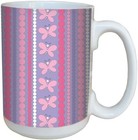 Butterfly Stripes by Debbie Mumm Ceramic 15 oz Coffee Mug