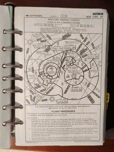 Vintage Jeppesen Airway Manual Maps Charts Leather Binders 6 Total 5 Full 1 Bare - Picture 16 of 23