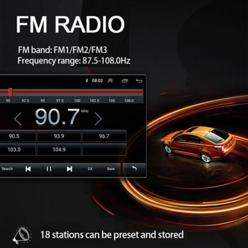 Carplay 10" Rotatable Android 13 Car Stereo Radio GPS WIFI BT 2DIN Touch Screen - Picture 4 of 13