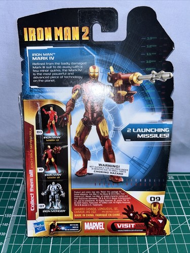 Marvel, Iron Man 2, Movie & Comic Series Bundle, 6x Action Figure, BNIB - Picture 11 of 13