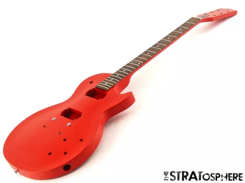 FOR REPAIR Gibson Les Paul Modern Lite BODY & NECK Cardinal Red Satin $100 OFF
