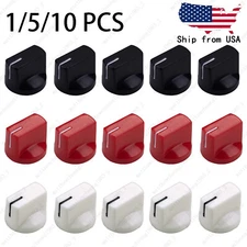 1/5/10Pcs Guitar Flat Flush Head Style Guitar AMP Effect Pedal/Pointer Knobs-6mm