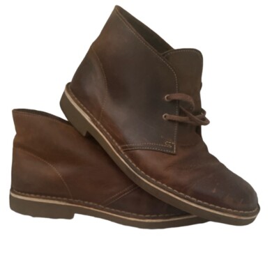 Clarks Buschacre 2 Desert Boots Mens Size 10 Beeswax Leather Brown CLARKS Clarks for Men: Bushacre 2 Beeswax Boot 26082286 - Shiekh main image 4