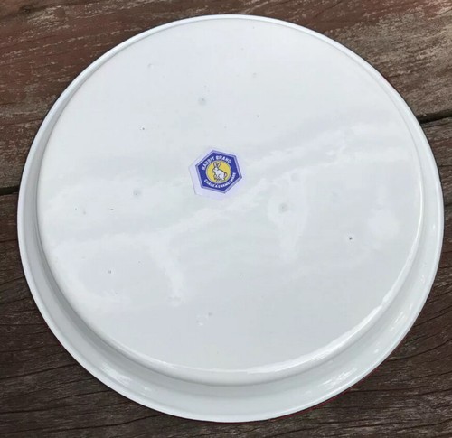 Vintage Thai Traditional Flower Patterned Enamel Serving Tray Decor Medium 10 in - Picture 16 of 76