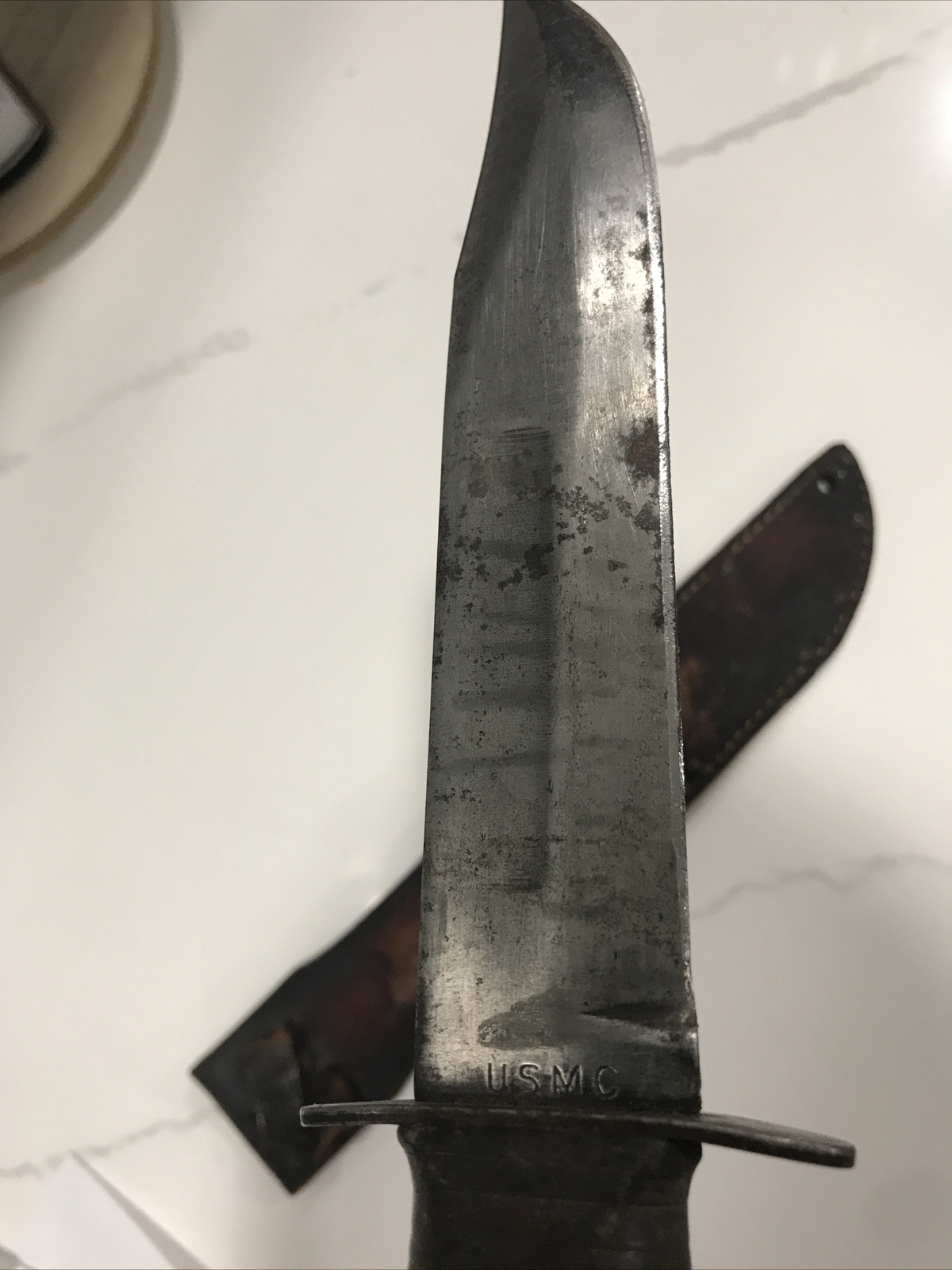 Kabar USMC WW2 Knife USA Marines Fixed Blade eBay