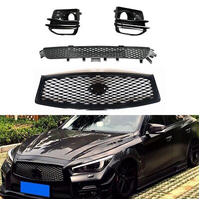 Aazon.co: IKON OTORSPORTS, Grille Copatible With 2014-2017 Infiniti