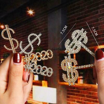 Letters Hair Pin Hair Accessories Crystal Barrettes Rhinestone Head wear Letters Hair Pin Hair Accessories Crystal Barrettes Rhinestone Head wear