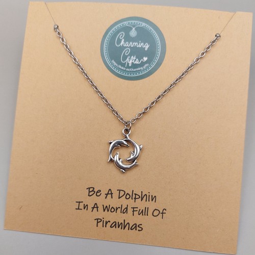 Handmade Circling Dolphins Earrings – Personalised Ocean-Inspired Dolphin Gift - Picture 11 of 38