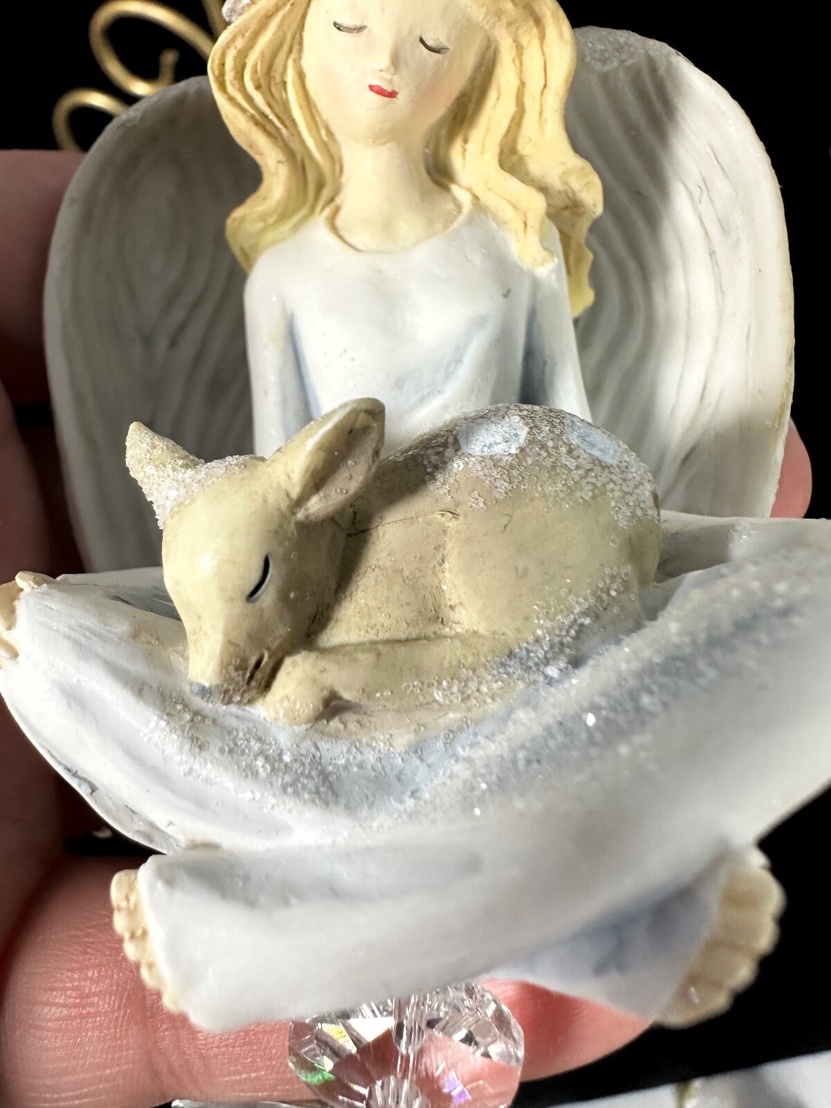 Grasslands Road Gifts of Glory Woodlands Angel Ornament Cardinal DEER RARE SWEET eBay