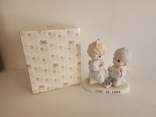 Precious Moments 1988 Wishing You A Perfect Choice Figurine 520845 - NOS - Picture 1 of 4