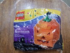 LEGO 40055 Halloween Pumpkin POLYBAG Exclusive Trick Treat Orange Green SEALED