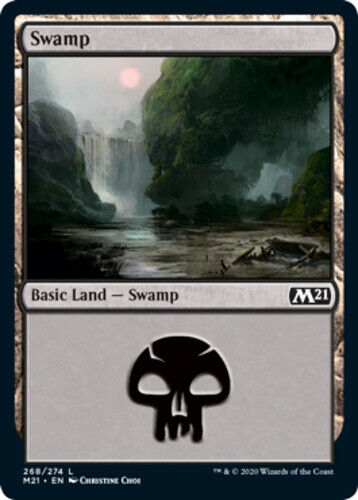 4x Swamp (268/274) MTG Core Set 2021 (M21) NM Magic Regular - Picture 1 of 1