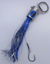 Salt Slayer®  High Speed Stainless Steel Trolling Lure Rattling head Mylar skirt