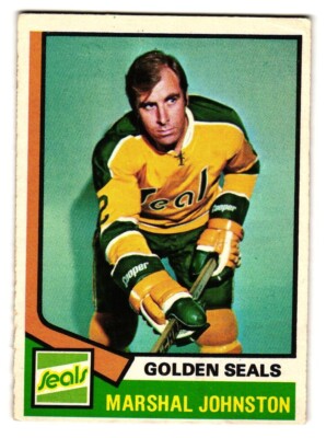 1974-75 O-Pee-Chee #189 Marshall Johnston California Golden Seals OPC SKU#VS1107