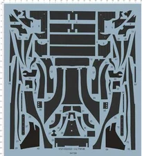 1/12 ST27-CD20023 FW14B-3 farrari Carbon Fiber Model Kit Water SlideDecal