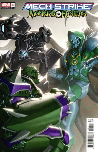 MECH STRIKE MONSTER HUNTERS #1 JUNGGEUN YOON  MARVEL  COMICS 2022  STOCK IMG  