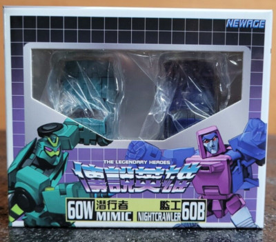 Newage Legendary Heroes H60W Mimic & H60B Nightcrawler figure 2-pack