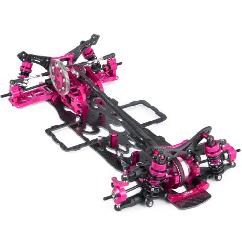 US für 1:10 Sakura D4 AWD 4WD EP Drift Rennwagen Alu & Carbon Rahmen Body Kit - Bild 4 von 10