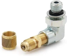 For Ford Powerstroke Diesel 7.3 Fuel Pressure Test Adapter Fitting 90 Elbow