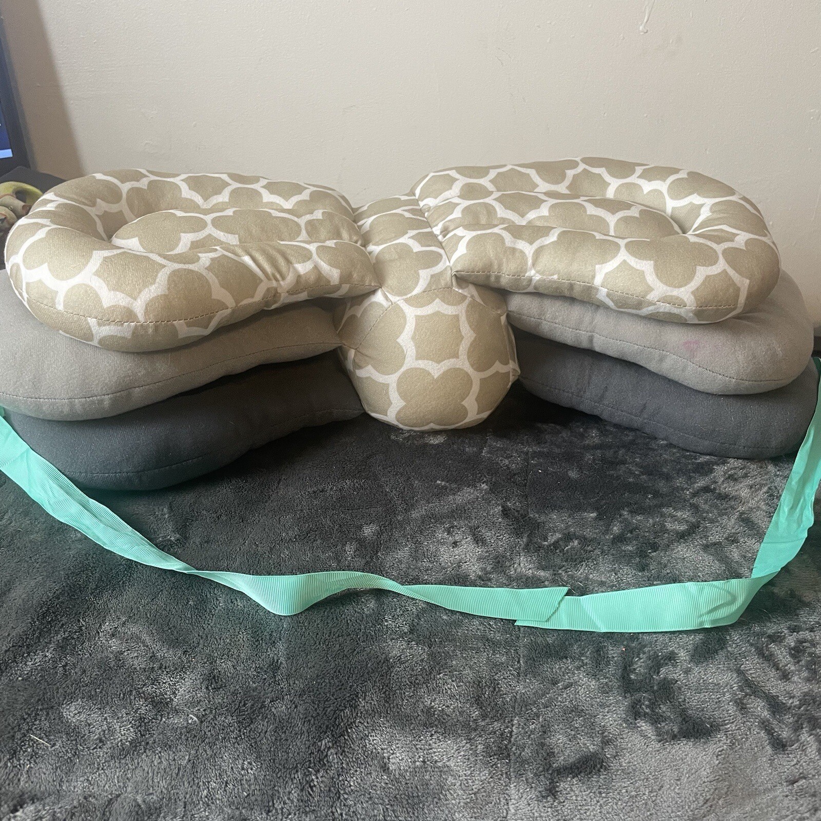Adjustable Nursing Reversible Body Support Pillow Breastfeeding-image