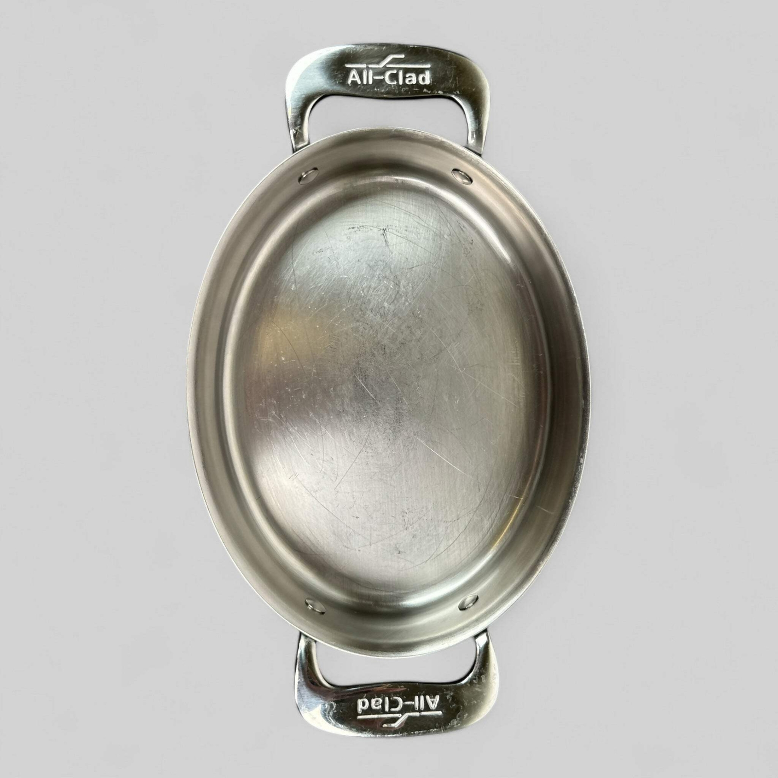 All Clad Non Stick Au Gratin Dish Stainless Steel 6.5 X 5 Inch eBay