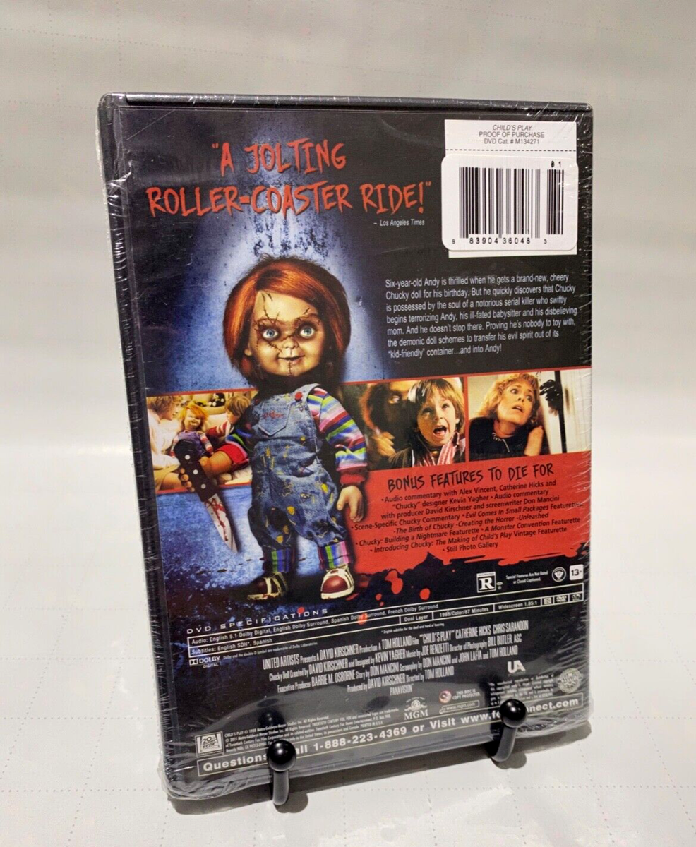 NEW SEALED Child's Play (1988) DVD Limited Edition Cover Art