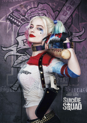 Harley Quinn Joker Suicide Squad 3d Smashed Wall View Sticker Poster Vinyl 690