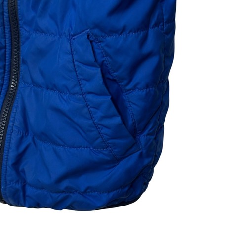 The North Face Boys Jacket Size 5 Toddler Reversible Hooded Blue Flaws - Picture 3 of 16