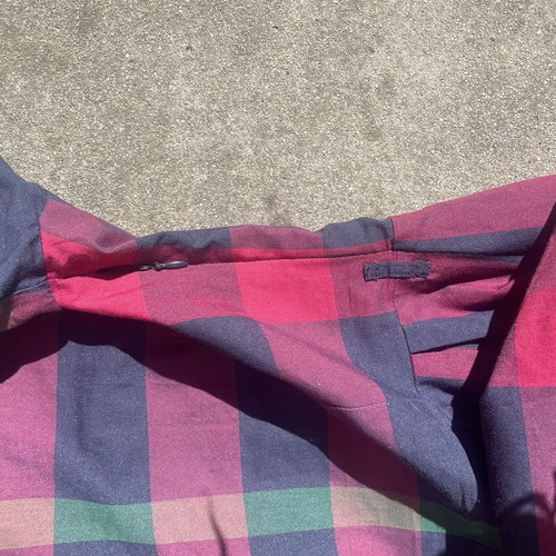 Vintage Designer Burberry Plaid Tartan Pleated Y2K Preppy Grunge Mini Dress SMLL - Picture 12 of 12
