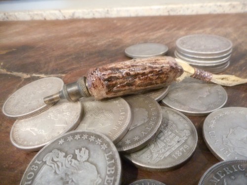 Fancy Pan Charger  Flintlock Deer Antler  Black Powder - Picture 9 of 9