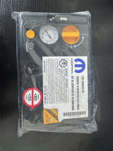 MOPAR TIRE SERVICE KIT INFLATOR COMPRESSOR OEM 04726542AE Pacifica/Compass