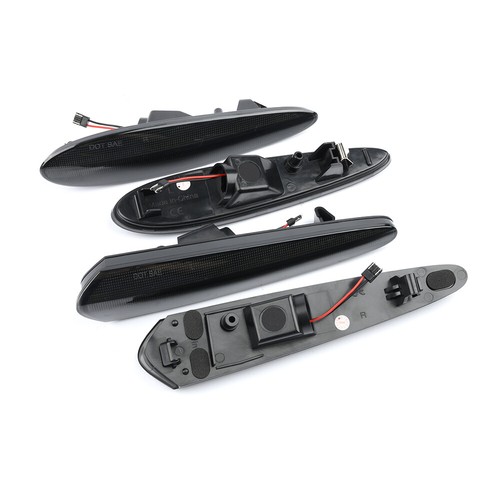 4x Smoked LED Front+Rear Bumper Side Marker Lights For 2000-2003 Nissan Maxima - Picture 2 of 12