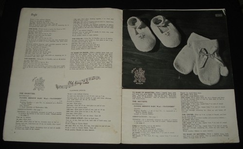 VINTAGE 1950s PATON'S & BALDWINS CHILDREN'S KNITWEAR KNITTING PATTERN BOOK - Picture 2 of 3