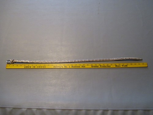Liz Claiborne Genuine Snake Skin Belt 29 in. Gold Hardware Thin Vintage 90's - Picture 10 of 10