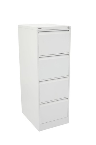 4 Drawer Vertical Storage Steel Filing Office Lockable Cabinet GO - Heavy Duty - Picture 2 of 8