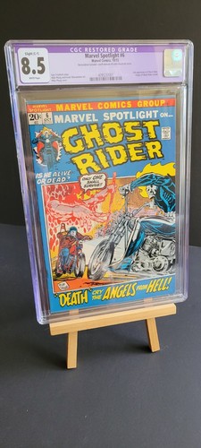 Marvel Spotlight #6 CGC 8.5 (R) Ploog Art; 2nd Ghost Rider (1972)