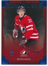 KEITH AULIE 2013-14 LEAF ARTIFACTS SAPHIRE #142 SP #05/85 MINT