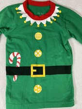 Toddler Unisex Santa Christmas T-Shirt Size 4