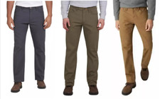 Weatherproof Vintage Men  s Fleece Lined Pant Bonded Fleece Lining Stretch Canvas