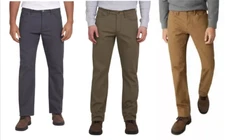 Weatherproof Vintage Men’s Fleece Lined Pant Bonded Fleece Lining Stretch Canvas